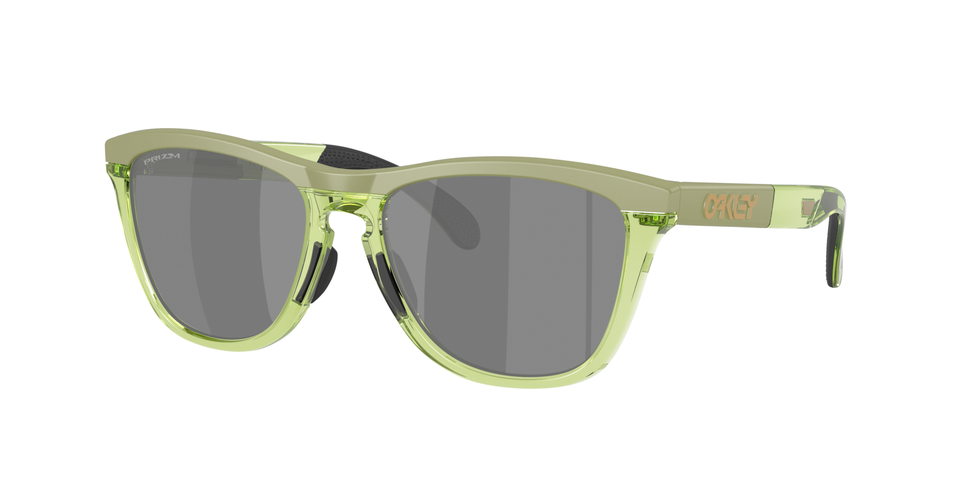 Oakley Unisex Sunglass OO9503 Frogskins™ Range XL -  Frame color: Matte Fern/Transparent Fern, Lens color: Prizm Black