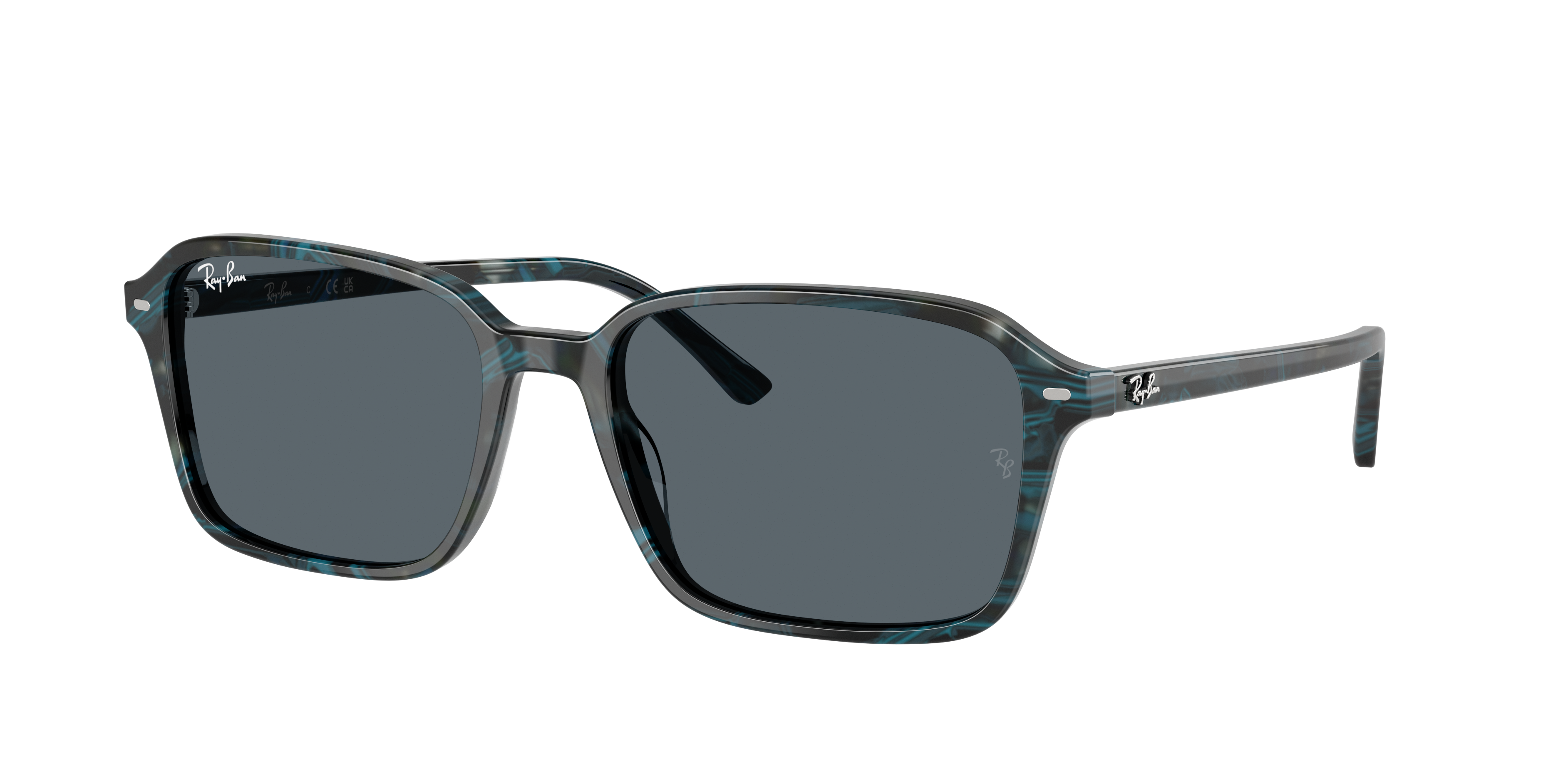 Ray Ban Ray-ban 56mm Square Sunglasses In Blue