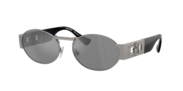 Versace VE2264 56 Dunkelgrau & Matt Gold Sunglasses | Sunglass Hut 