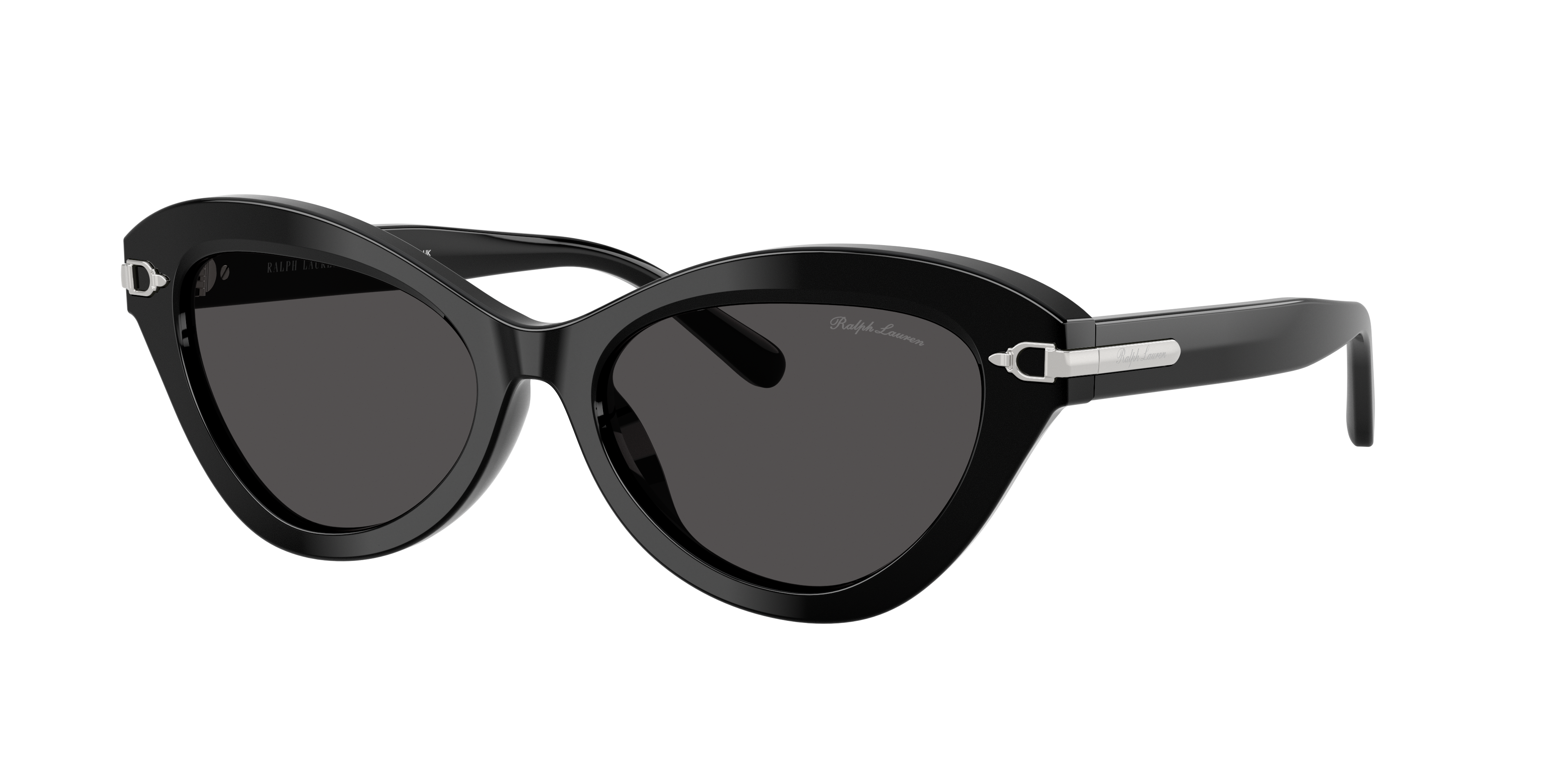 Ralph Lauren Stirrup Cat-eye Sunglasses In Black