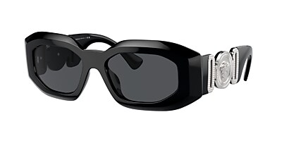 Versace VE4425U 53 Dark Grey & Black Sunglasses | Sunglass Hut USA