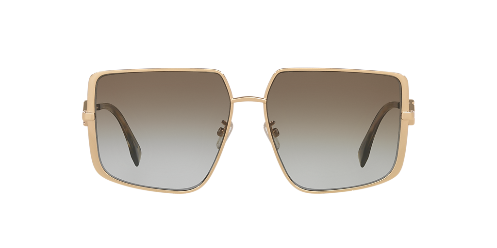 FENDI FE40148U Gold - Women Sunglasses, Green Gradient Lens