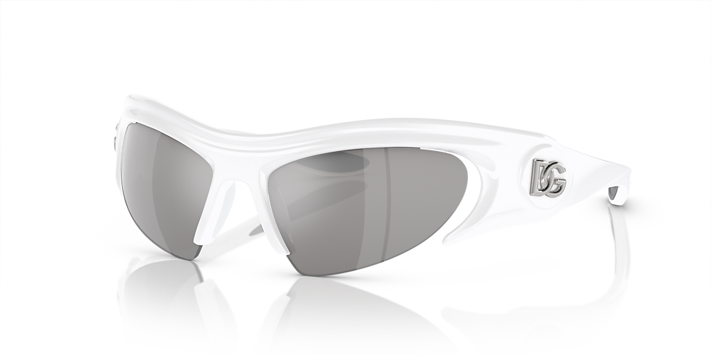 Dolce&Gabbana DG6192 XXL (58 - 13) with Silver lenses and White