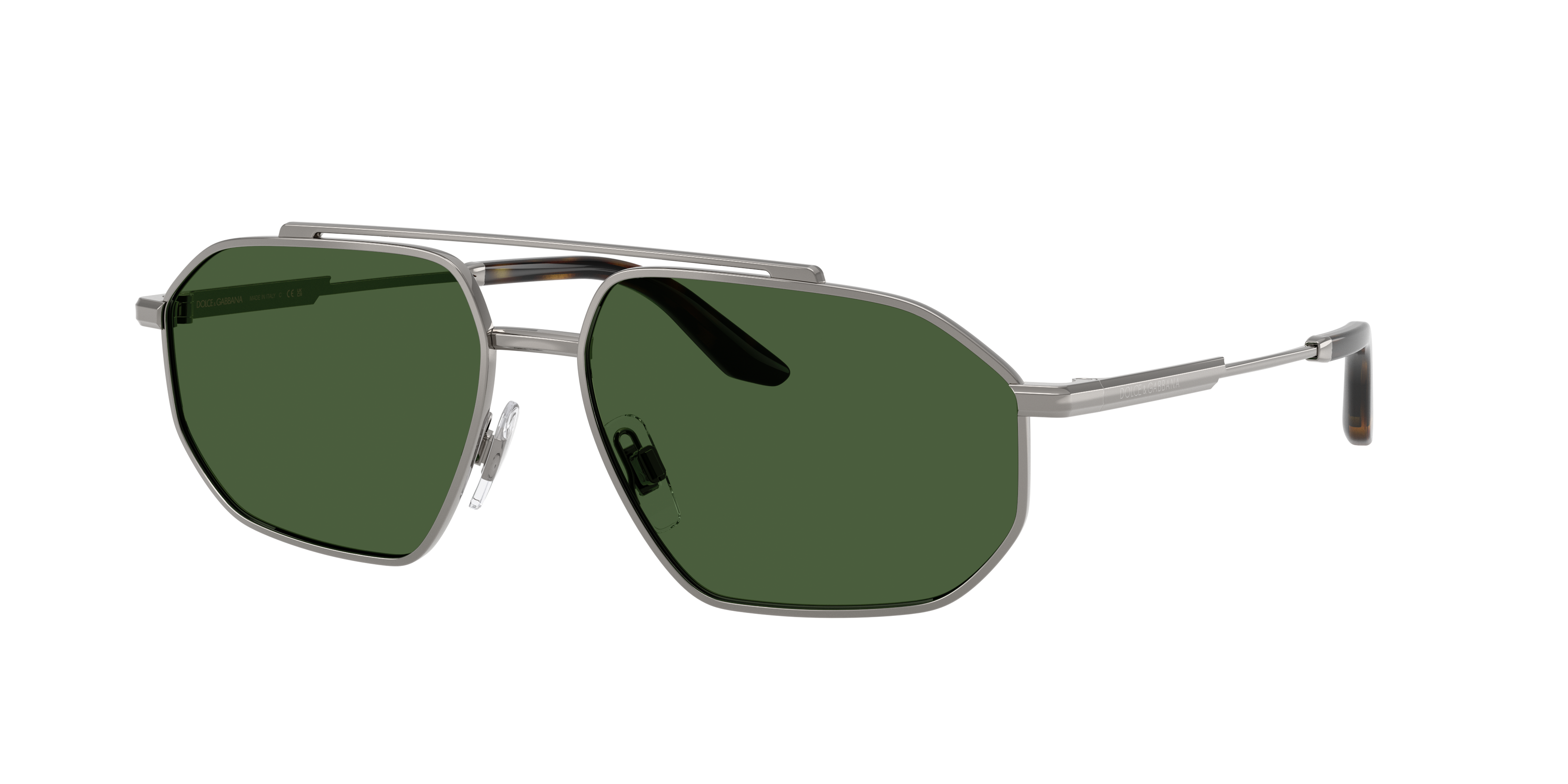 Dolce&Gabbana Man Sunglass DG2328 -  Frame color: Gunmetal, Lens color: Dark Green