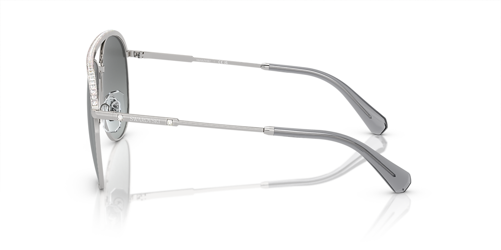 【送料,関税込】SWAROVSKI サングラス SK7005 Swarovski SK7005 L (58 - 15) with Grey lenses and Silver