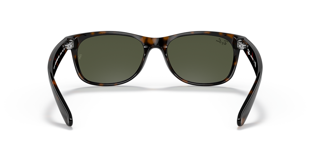 RAY-BAN RB2132 New Wayfarer Classic Tortoise - Sunglasses, G-15 Green Lens