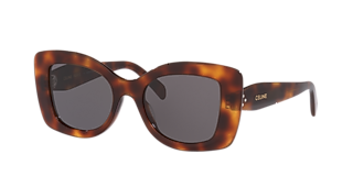 Celine CL40194U S (52 - 22) with Grey lenses and Tortoise frame