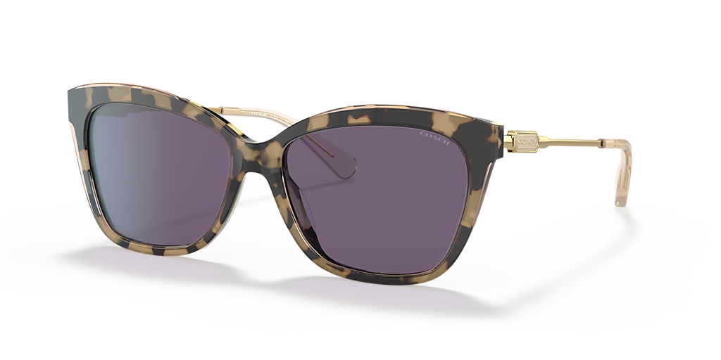 Coach HC8305 L1168 L (57 - 16) with Violet lenses and Pink frame