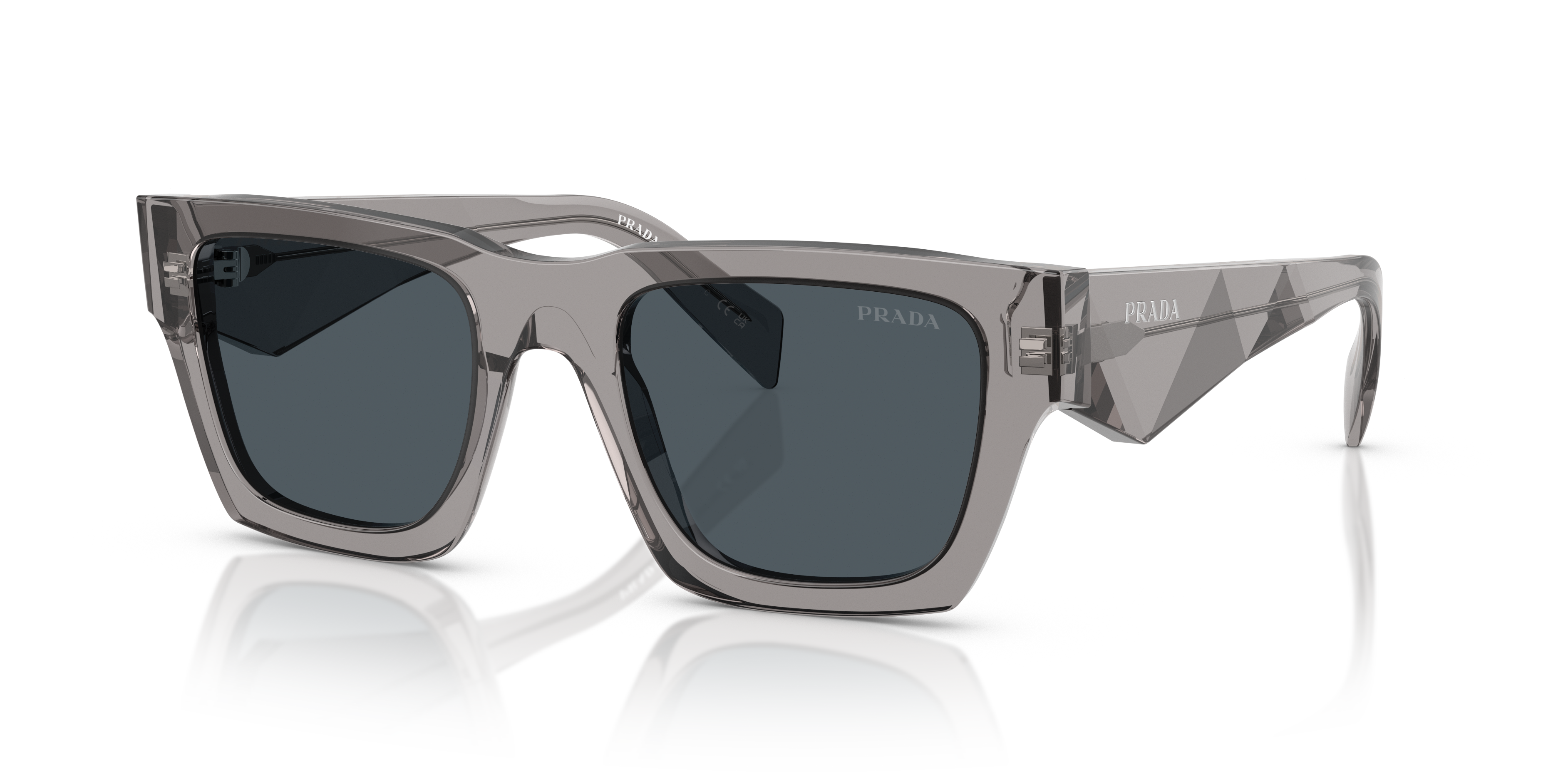 Prada PR A06S M (50 - 21) with Grey lenses and Grey frame