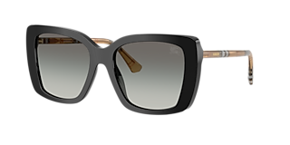 Burberry BE4323 Caroll M (54 - 20) with Grey lenses and Black