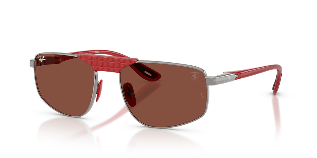 Ray-Ban RB3776M Scuderia Ferrari Collection XL (58 - 18) with Red