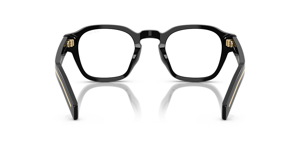 Prada PR A16S M (49 - 24) with Transparent lenses and Black  display picture 1