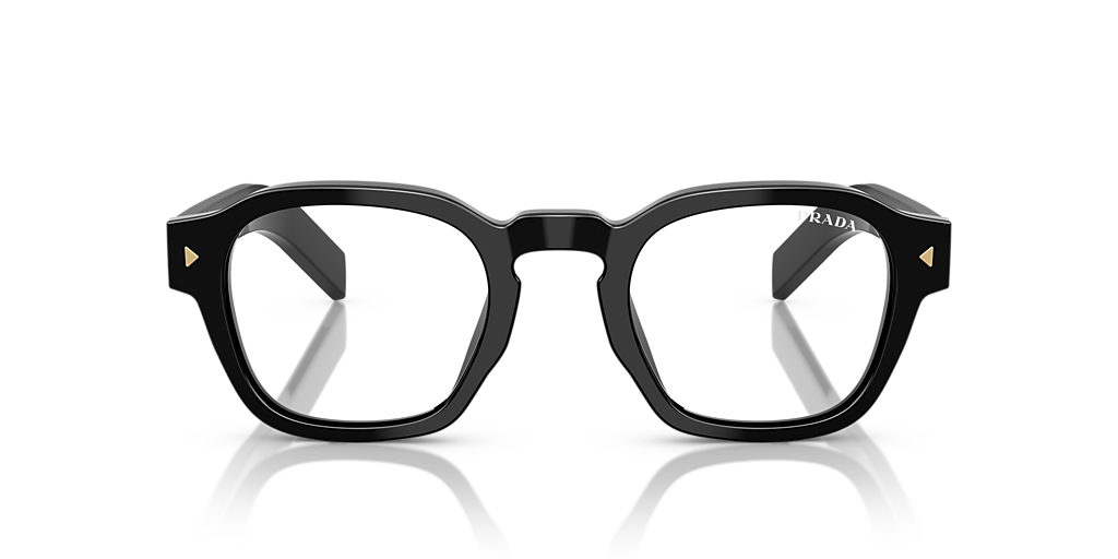 Prada PR A16S M (49 - 24) with Transparent lenses and Black  display picture 1