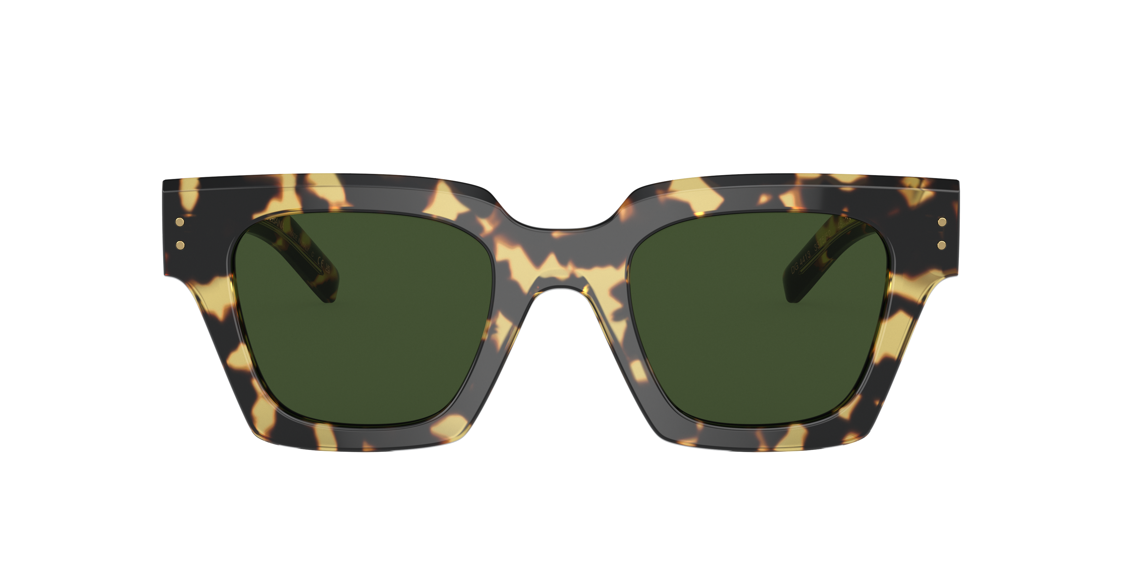 Dolce&Gabbana DG4413 L (48 - 23) with Green lenses and Tortoise