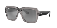 RAY-BAN RB4408 Magellan Bio-Based Havana - Unisex Sunglasses, Dark Brown Lens