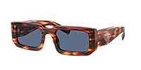 Prada PR 06YS M (53 - 21) with Violet lenses and Black frame