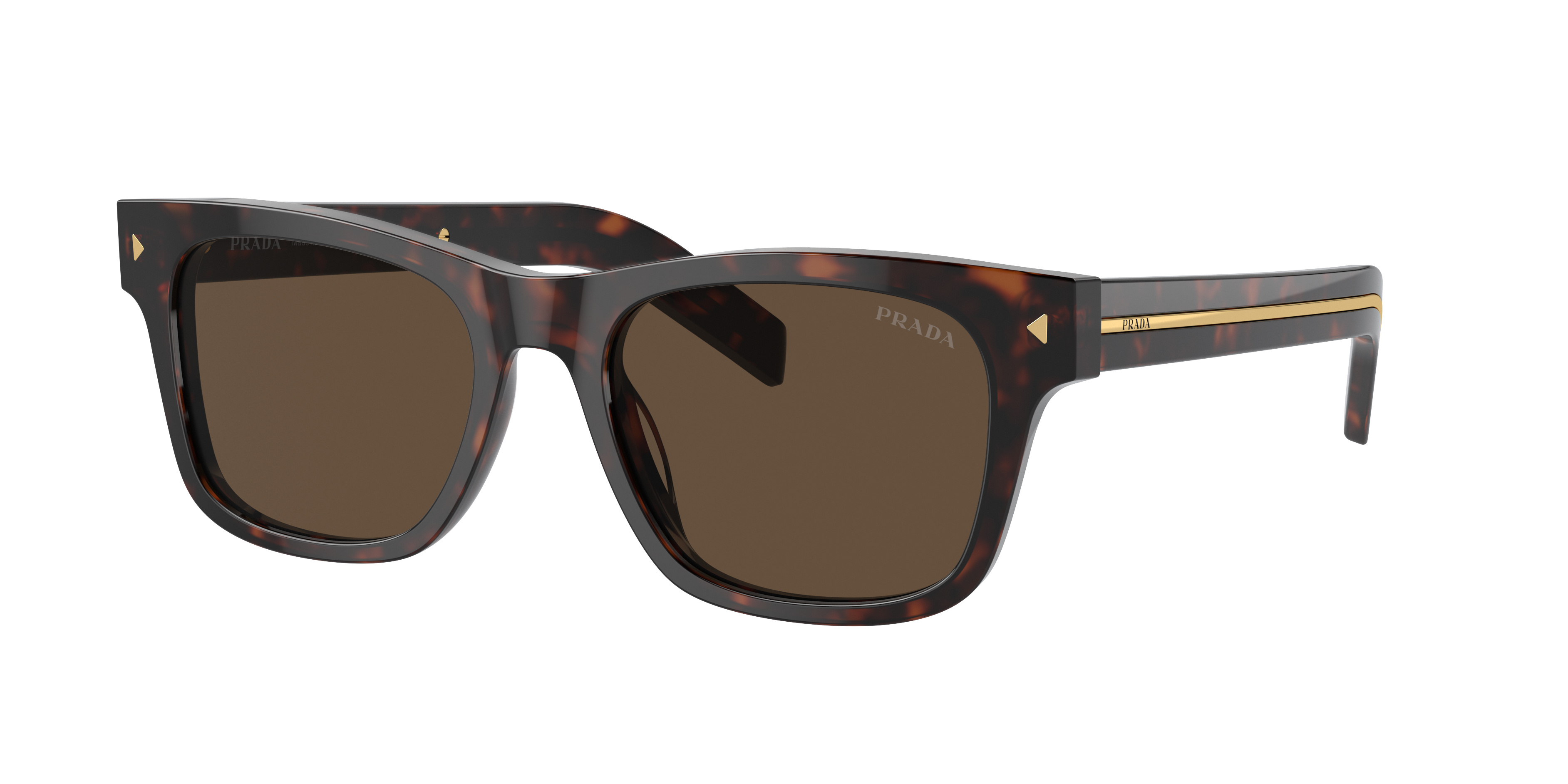 小物 PRADA l frame sunglasses brown Prada PR A17S L (54 - 19) with