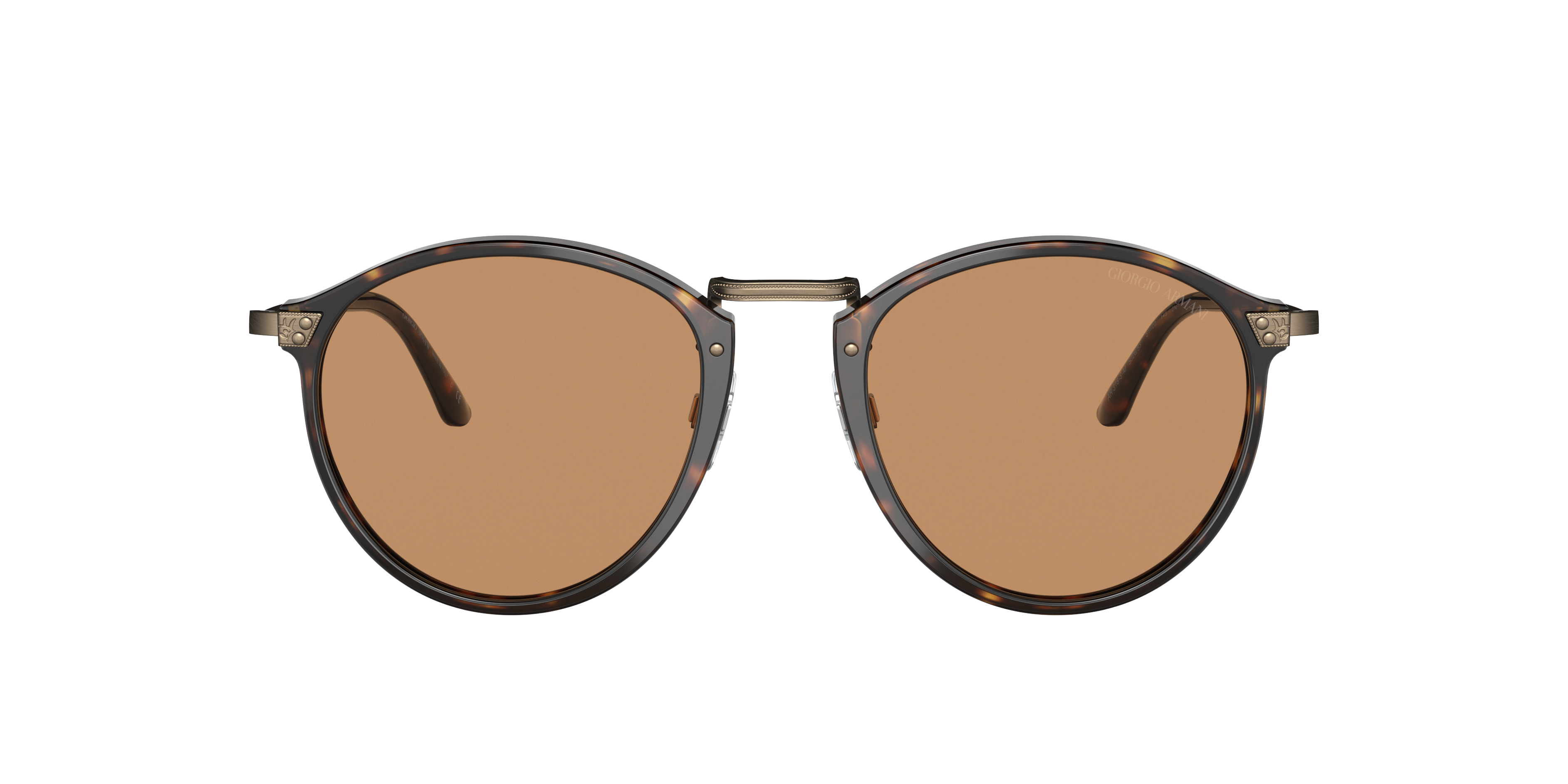 Giorgio Armani AR 318SM L (51 - 20) with Brown lenses and Tortoise