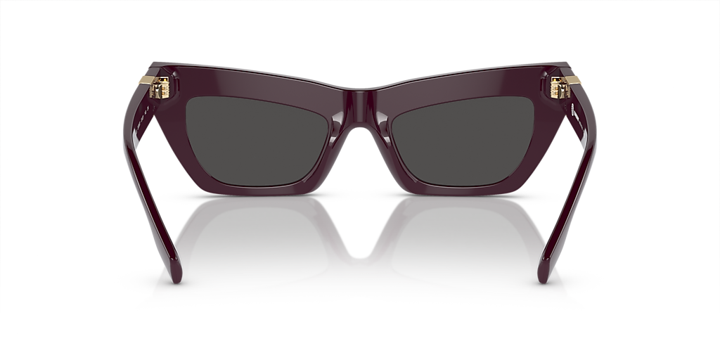 BURBERRY BE4405 Bordeaux - Women Luxury Sunglasses, Dark Grigio Lens