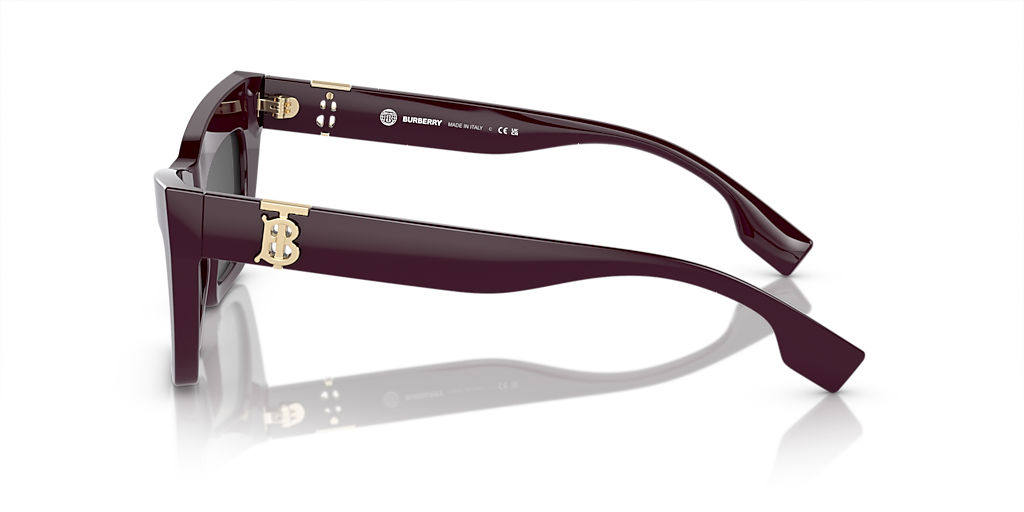 BURBERRY BE4405 Bordeaux - Women Luxury Sunglasses, Dark Grigio Lens