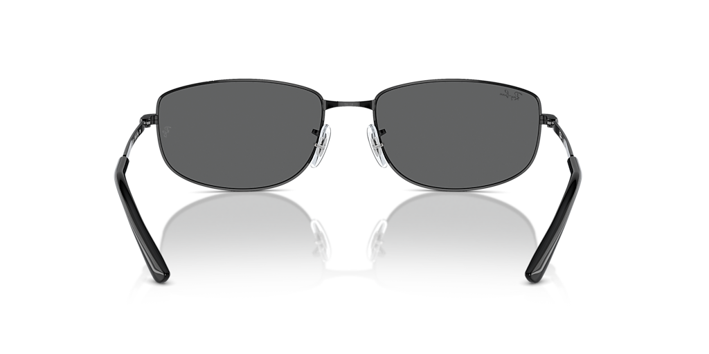 Ray-Ban RB3732 XXL (59 - 18) with Grey lenses and Black frame