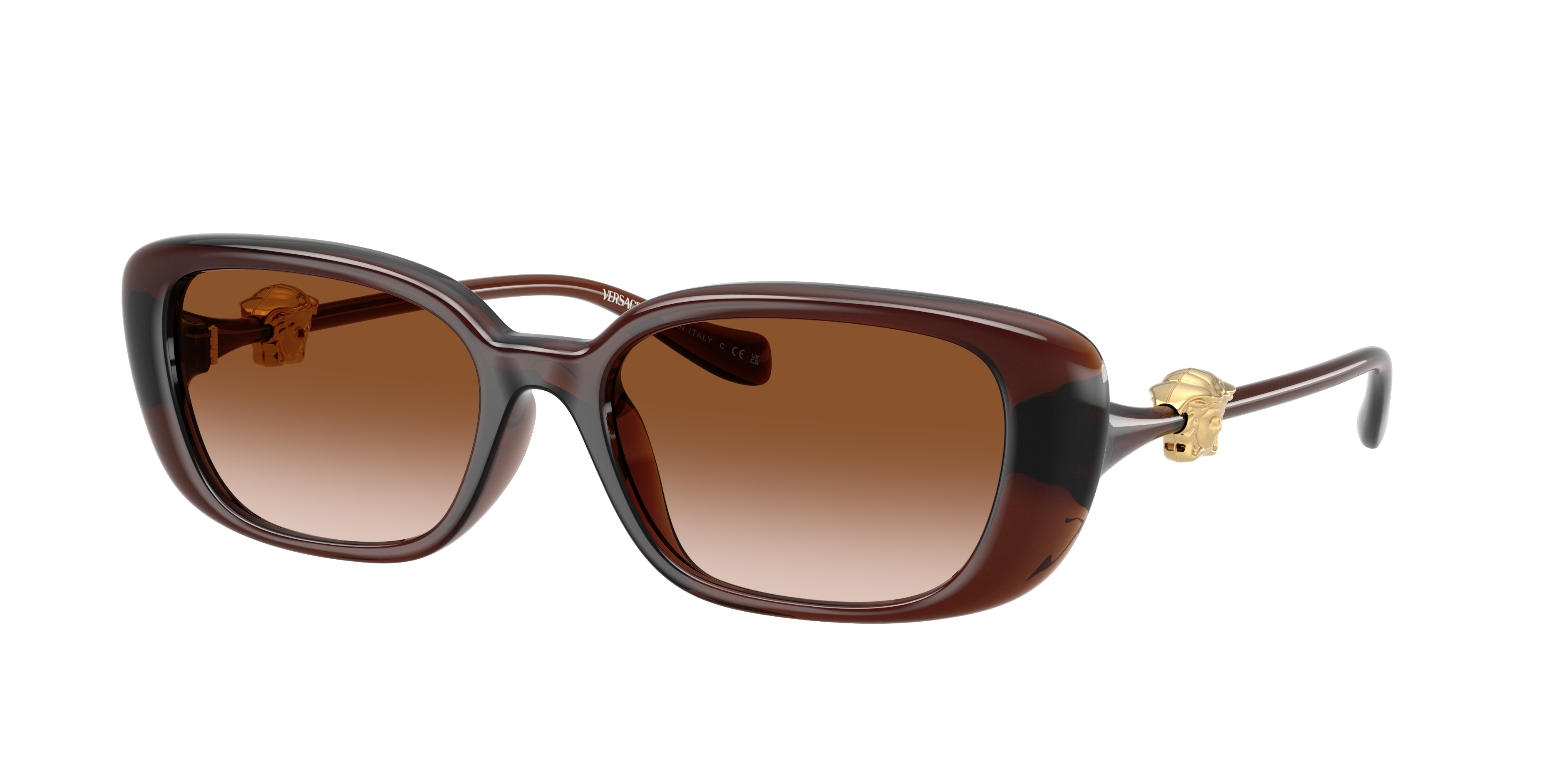 ペロマ Versace VE4504D L (56 - 18) with Brown lenses and Brown frame