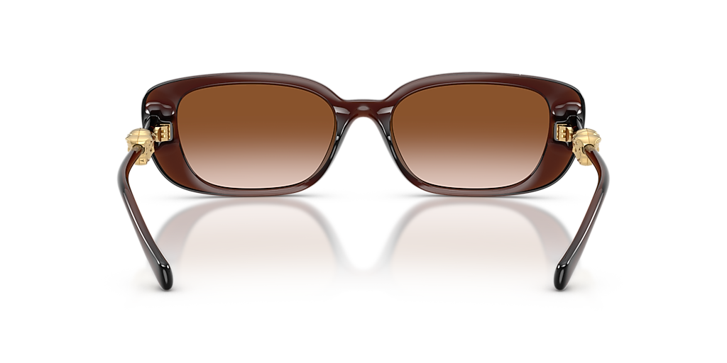 Authentic Versace Swarovski Crystal Sungless Like New Brown Gold Versace | Accessories | Authentic Versace Brown Sunglasses  main image 3