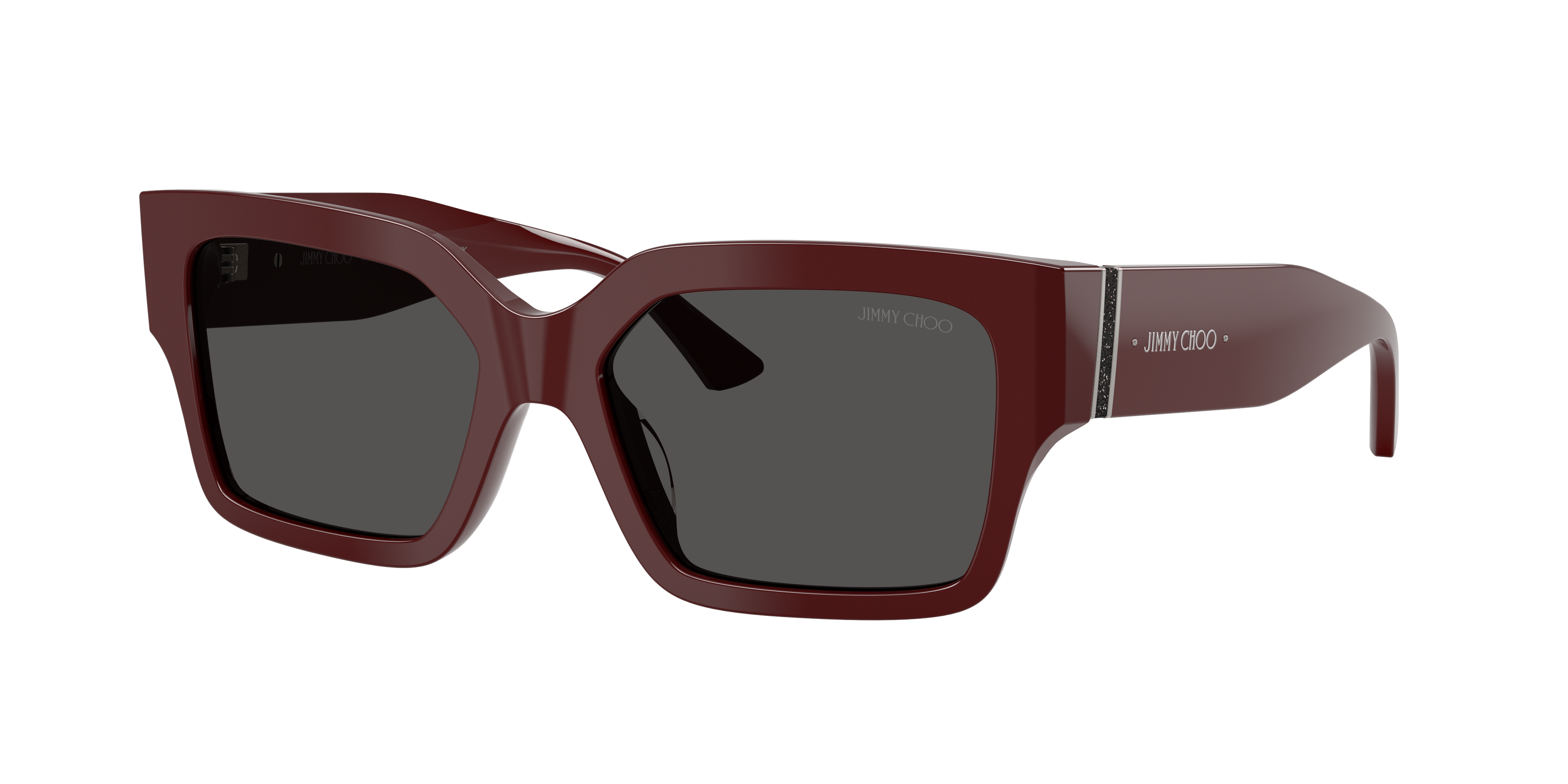 Jimmy Choo Woman Sunglass JC5058JU -  Frame color: Cranberry, Lens color: Dark Grey