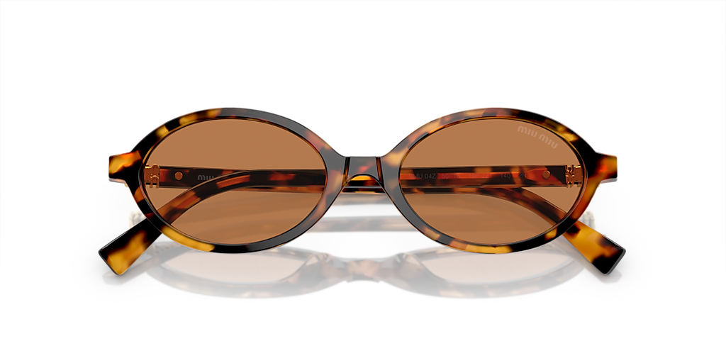 ミュウミュウ VMU04S メガネ Miu Miu MU 04ZS S (50 - 18) with Brown lenses and Tortoise