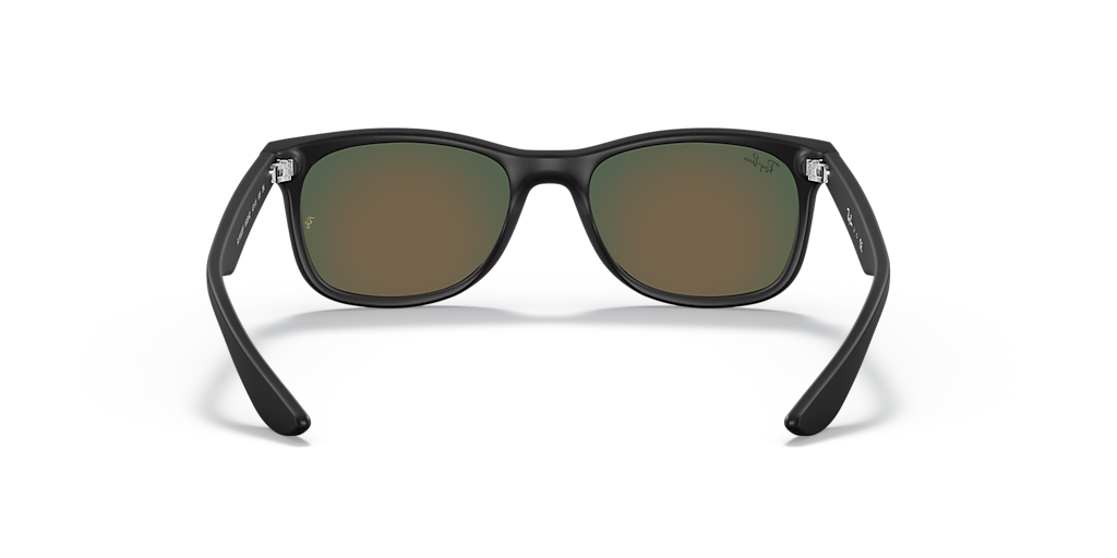 Ray-Ban RB9052SF New Wayfarer Kids M (50 - 15) with Orange lenses