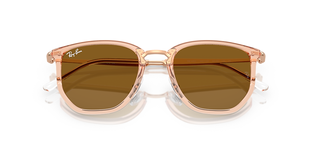 Ray-Ban RB4451 L (50 - 20) with Brown lenses and Beige frame