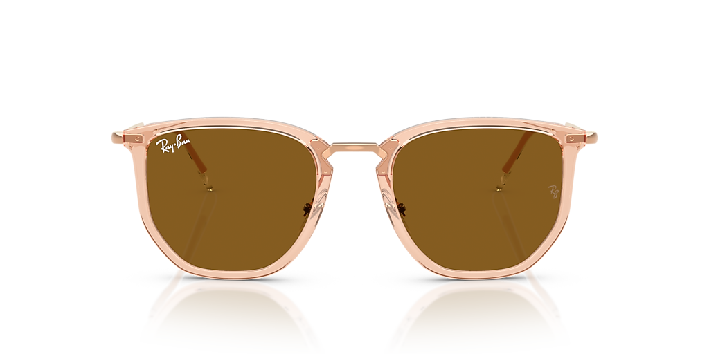 Ray-Ban RB4451 L (50 - 20) with Brown lenses and Beige frame