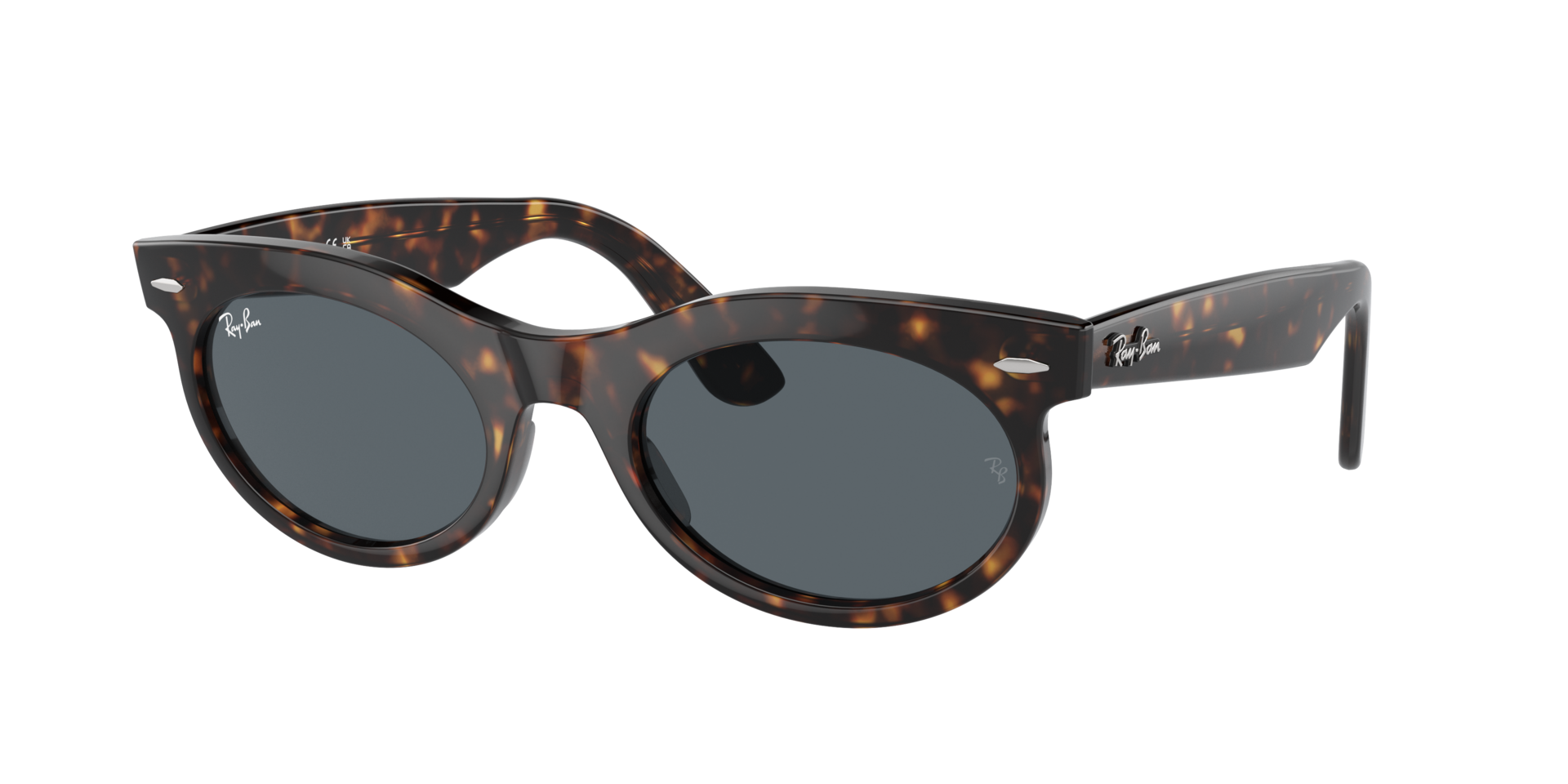 Ray-Ban Classic Tortoise Sunglasses with Brown Case rb2242 wayfarer oval Ray-Ban Wayfarer Oval Sunglasses RB2242 902/R5 Havana - eye  main image 2