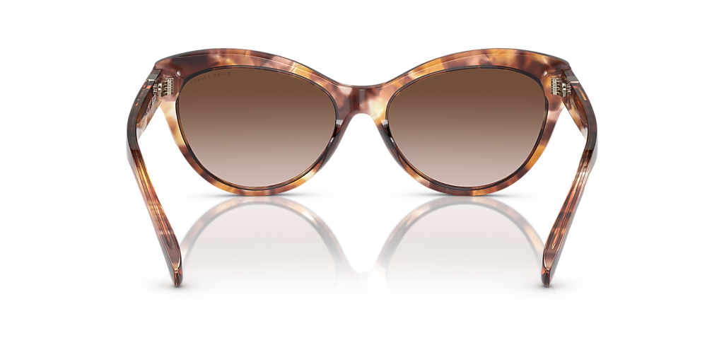 Ralph Lauren Women\'s Brown Gradient Cat Eye Sunglasses with Tortoiseshell Frame Ralph Lauren RA5203 Brown , Pink , Tortoise main image 4