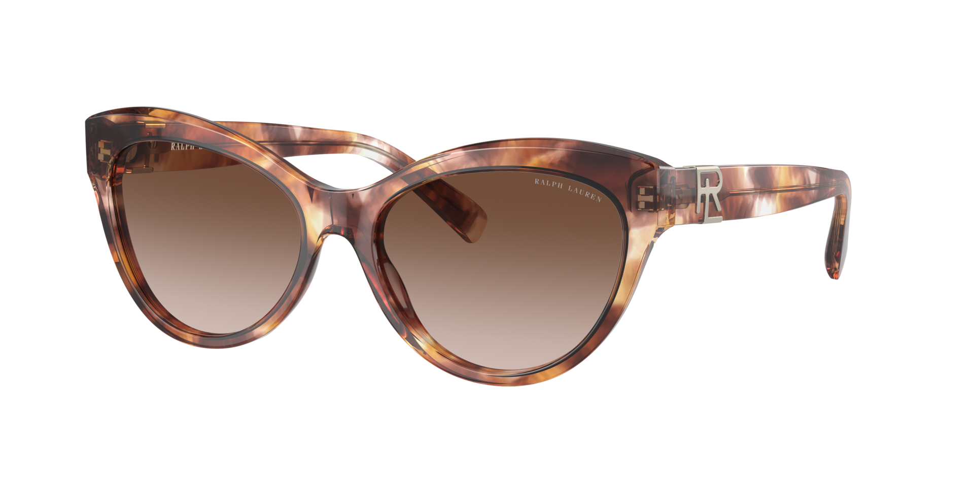 Ralph Lauren Women\'s Classic Brown Framed Sunglasses With Logo Ralph by Ralph Lauren RA5301U Sunglasses | LensCrafters main image 3