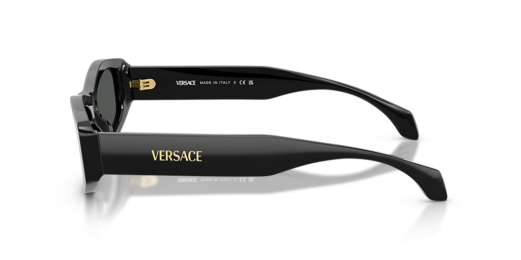 Versace VE4487F L (54 - 19) with Grey lenses and Black frame  display picture 1