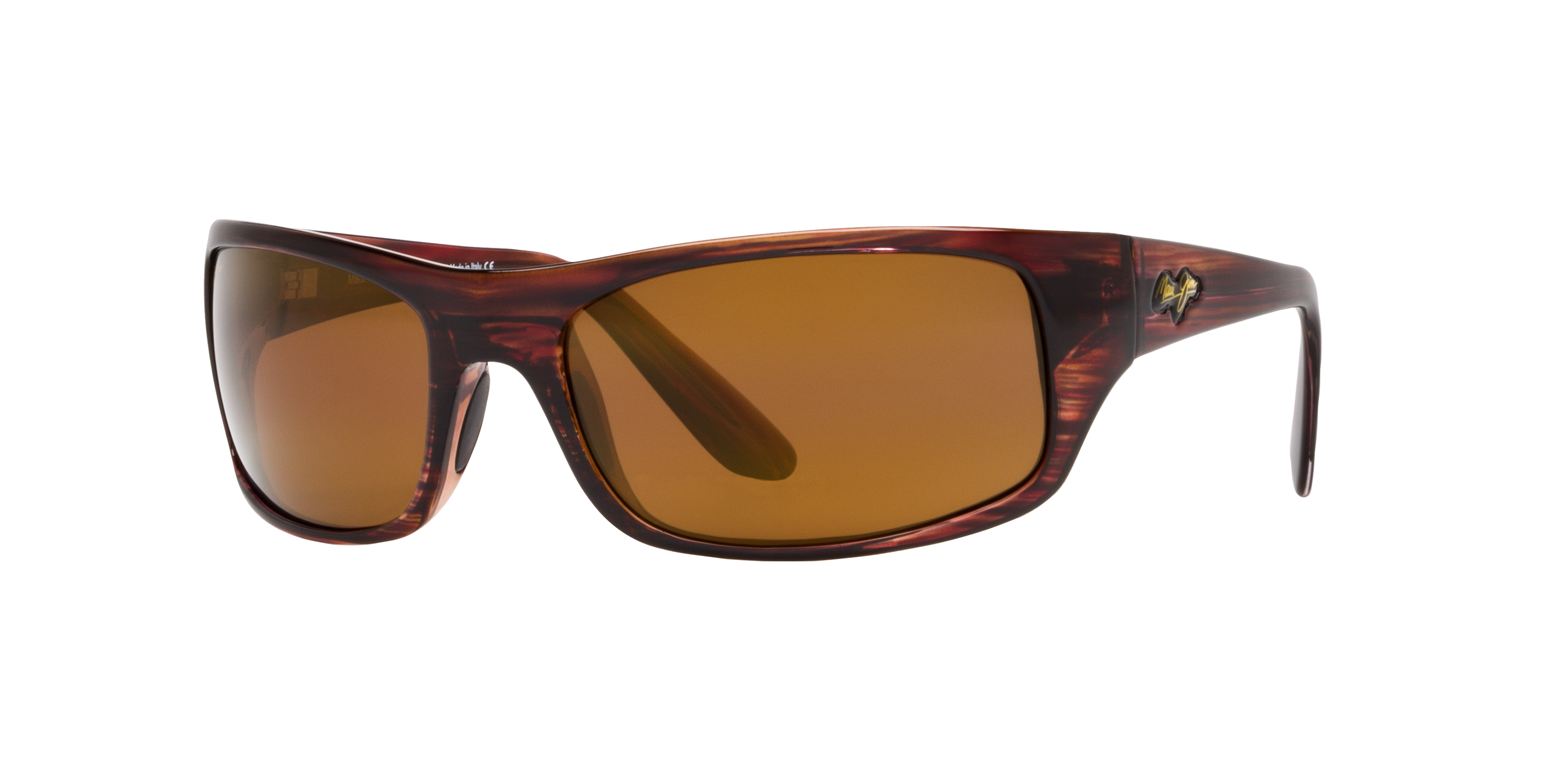 サングラス Maui Jim Maui Jim - KEAHI - hcl keahi brown stripe MAUI JIM HCL KEAHI BROWN STRIPE