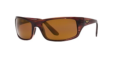 Maui Jim Peahi 65 HCL® Bronze Polarized & Black Matte Rubber 