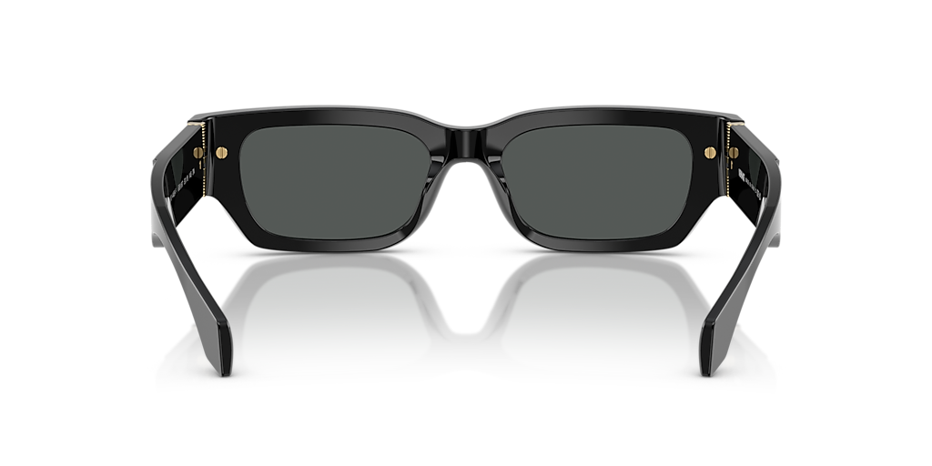 VERSACE VE4465F Black - Men Luxury Sunglasses, Dark Grey Lens