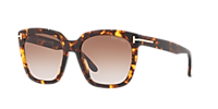 TOM FORD FT0502 Brown - Women Luxury Sunglasses, Brown Gradient Lens