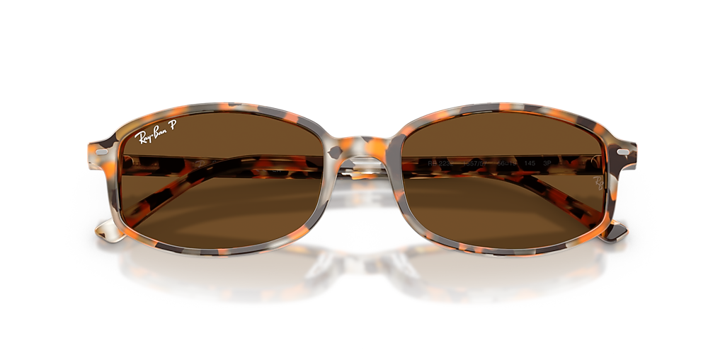 Ray-Ban RB7177F サングラス ブラウン系 Ray-Ban Sam L (56 - 19) with Brown lenses and Brown frame