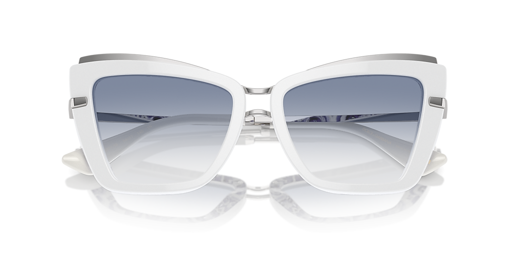 Dolce&Gabbana DG4472 XL (54 - 17) with Blue lenses and White frame