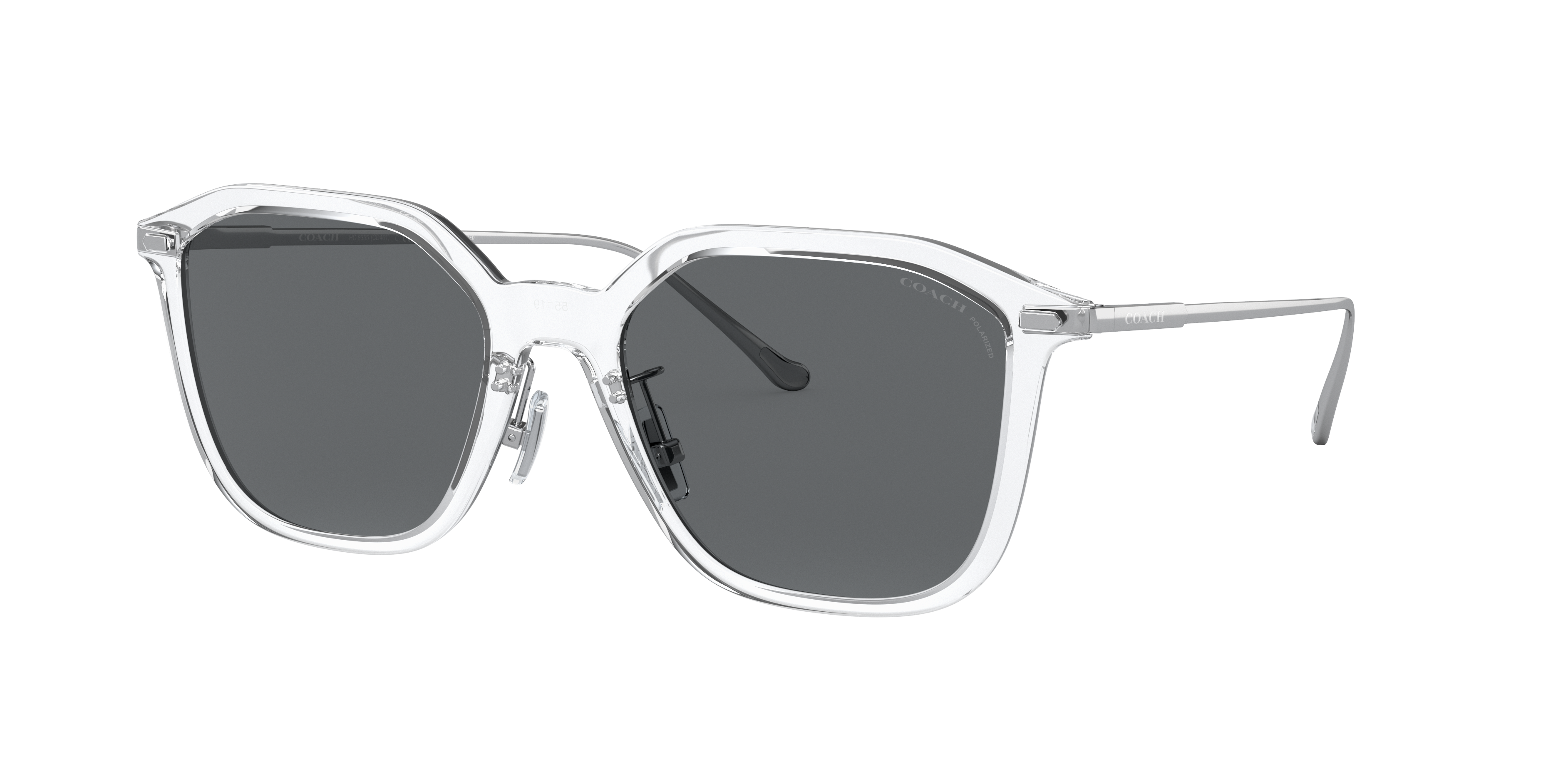 Coach Man Sunglass Hc8355 Cd461 In Gray