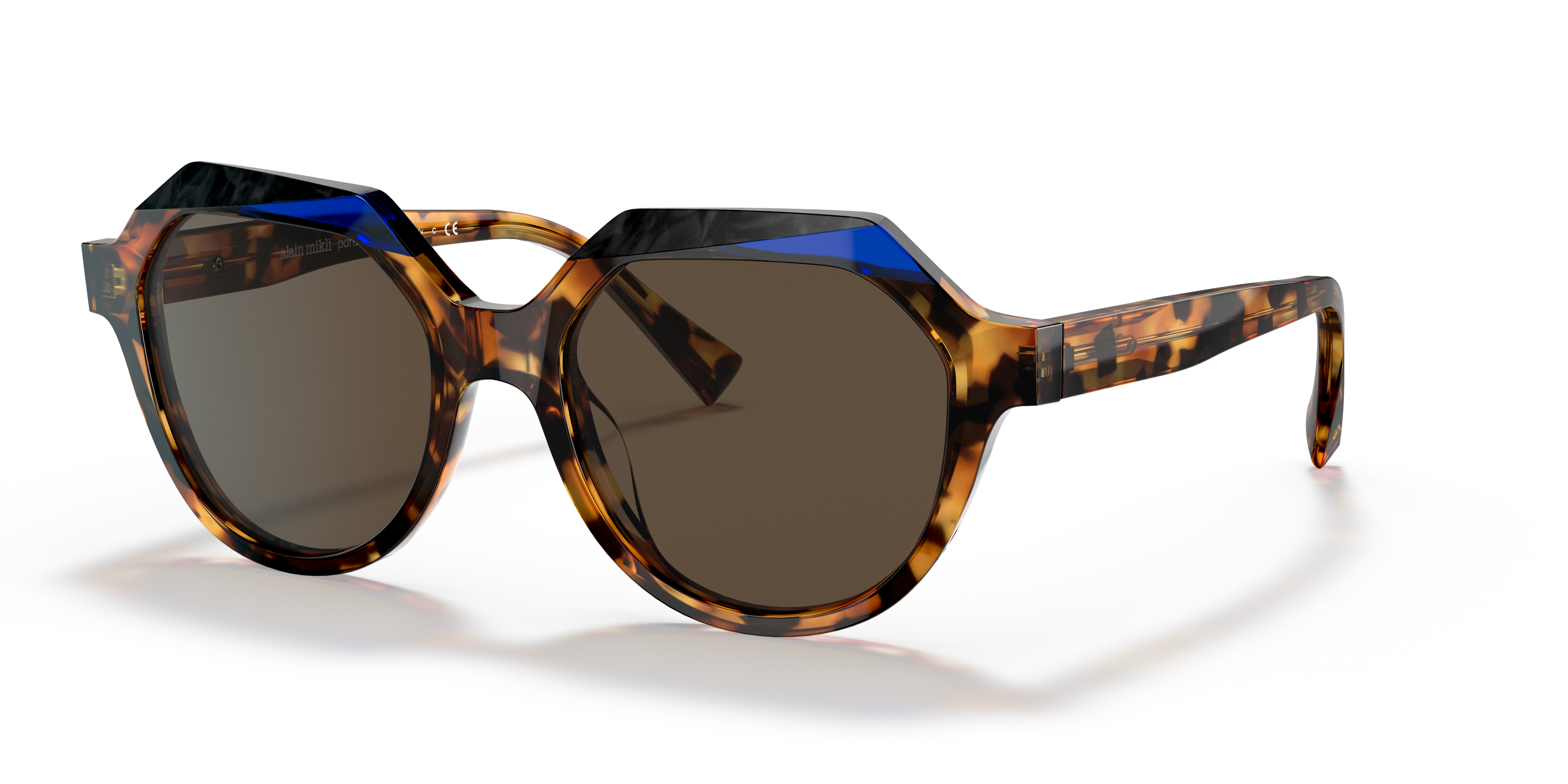 Alain Mikli A05067 ALETE XXL (54 - 19) with Brown lenses and Brown
