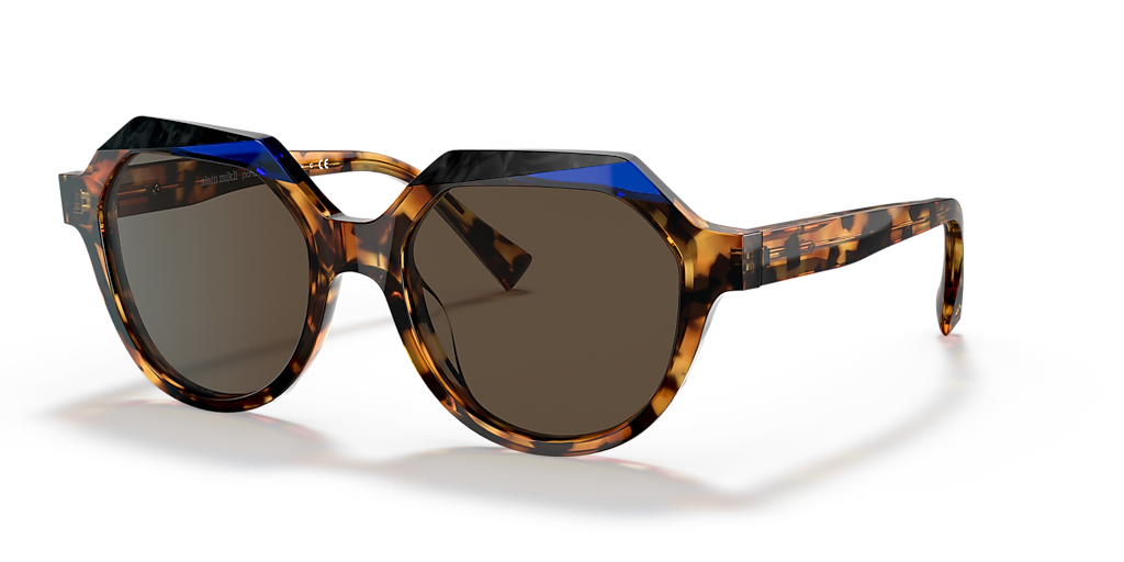 Alain Mikli A05067 ALETE XXL (54 - 19) with Brown lenses and Brown