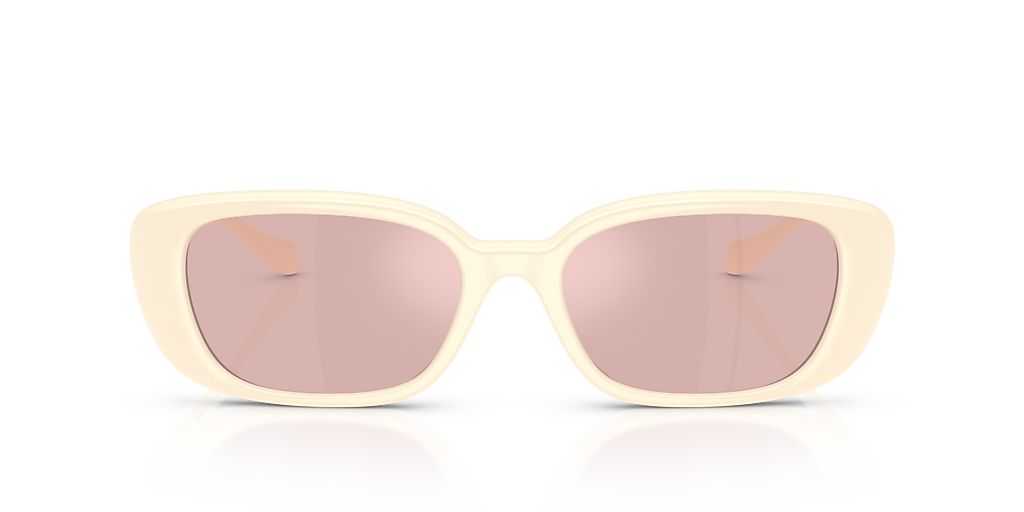 Versace VE4504D L (56 - 18) with Pink lenses and Beige frame  display picture 3
