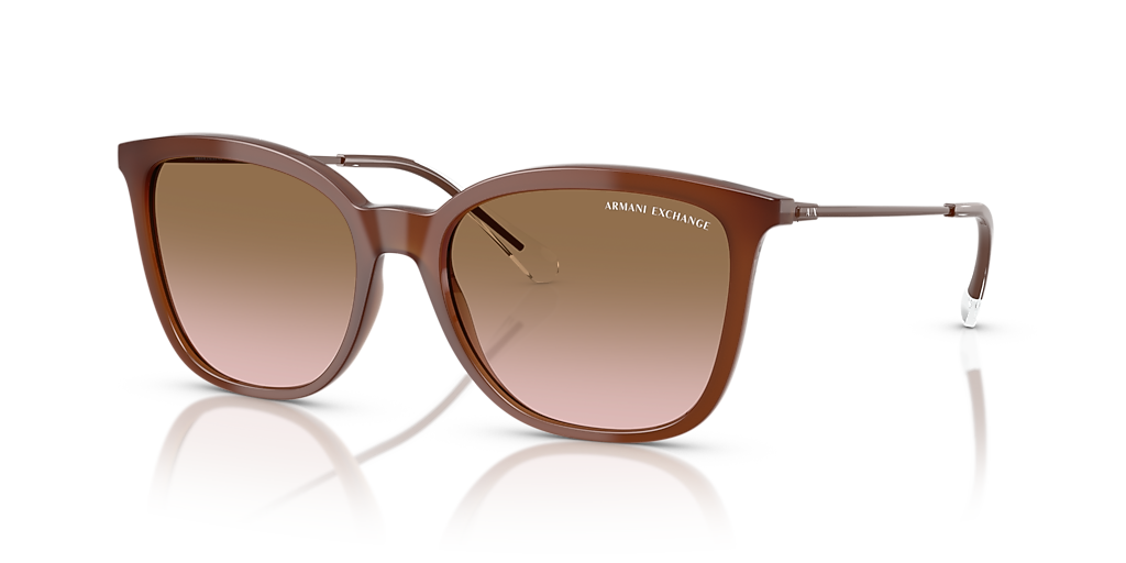 Armani Exchange AX4151SF L (55 - 17) with Pink lenses and Brown