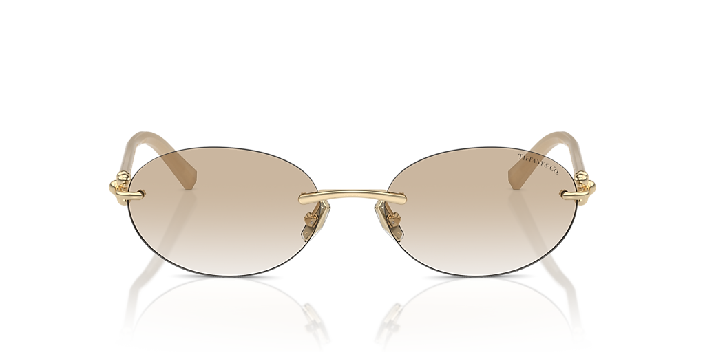 Tiffany & Co. TF3104D L (56 - 18) with Grey lenses and Gold frame