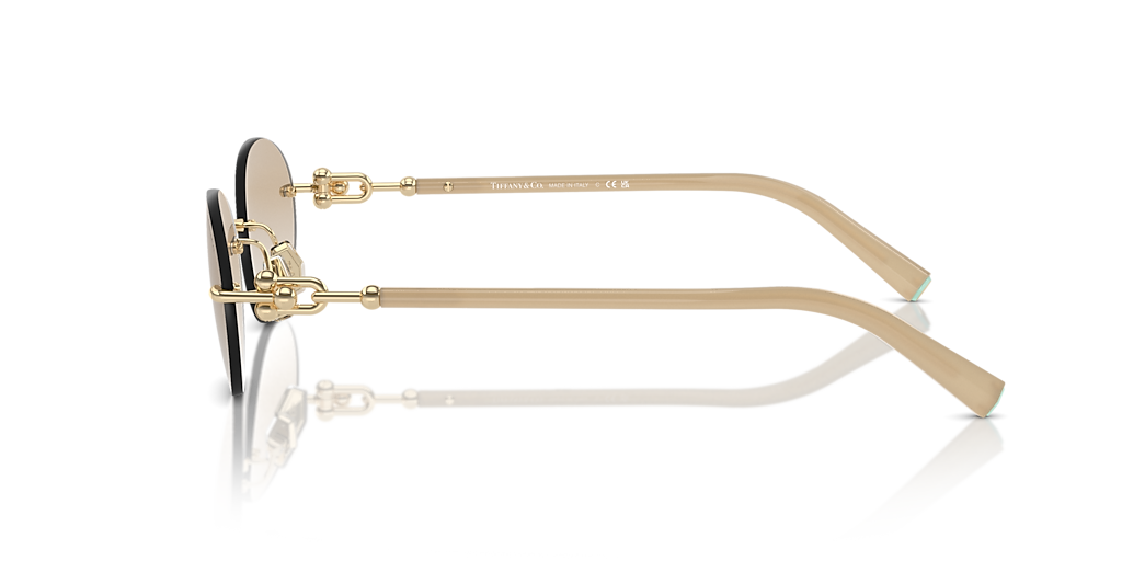 Tiffany & Co. TF3104D L (56 - 18) with Grey lenses and Gold frame