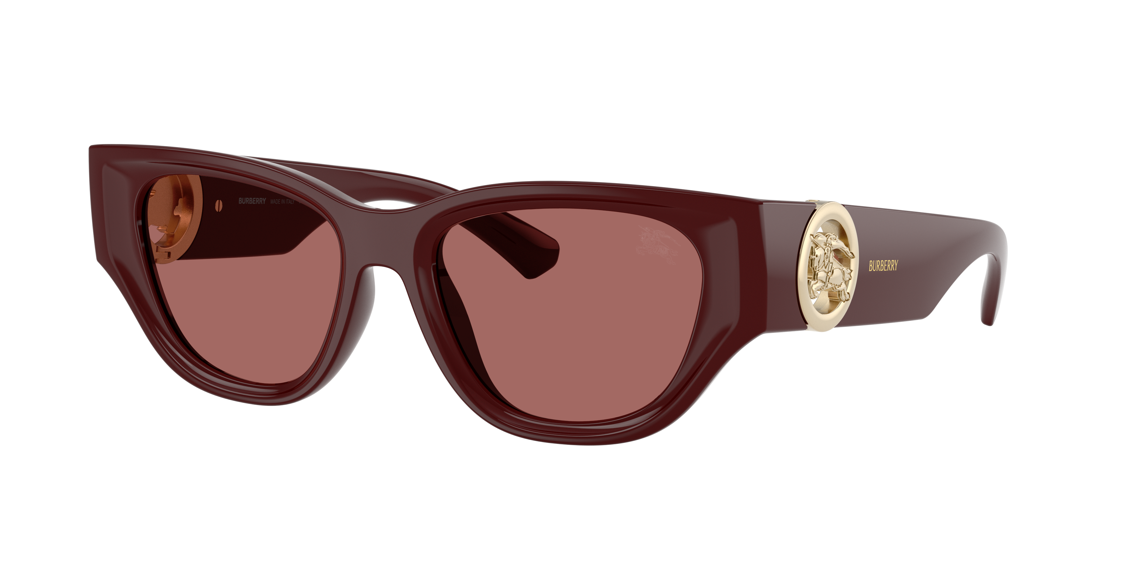 Burberry Woman Sunglass BE4467U -  Frame color: Bordeaux, Lens color: Dark Violet